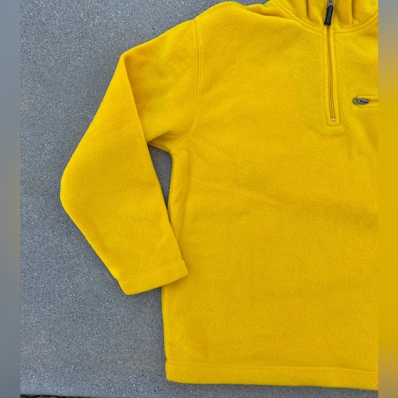 Vintage Gap Yellow 1/4 Zip Up Men's Sweater - Picture 3 of 8